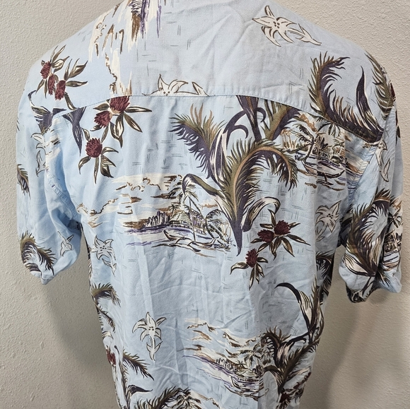 Gotcha Sport Vintage Hawaiian button-down short-sleeve men's medium - Picture 4 of 8